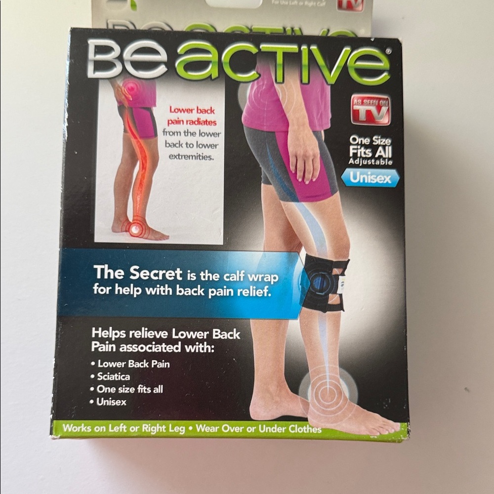As Seen On TV BeActive Calf Wrap Knee Support -